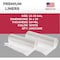 Dealmed 12 gal - 15 gal Trash Bags, 24 in x 29 in, .90 Mil, White 781156 - alternate 4